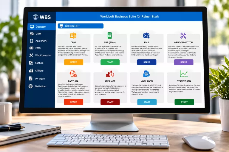 Die integrierte Worldsoft Business Suite - Ihre digitale Unternehmenslösung