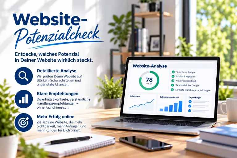 Website Potenzial Check kostenlos